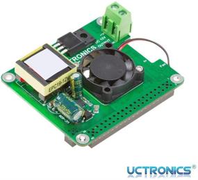 img 3 attached to 🔌 UCTRONICS PoE HAT для Raspberry Pi 4: Плата расширения с питанием через Ethernet и вентилятором охлаждения