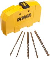 🔧 dewalt dw5205 percussion tough 5 pieces: durable and reliable drill bits for heavy-duty projects logo