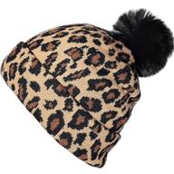 xyiyi cheetah beanie leopard pattern logo