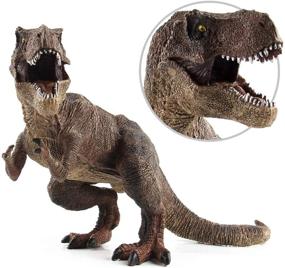 img 4 attached to Tinsow Tyrannosaurus Dinosaur Action Figure, Jurassic Themed