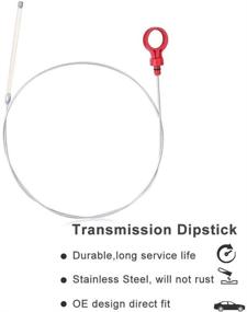 img 3 attached to 🔧 GOHAWKTEQ TRANSMISSION FLUID DIPSTICK TOOL for Jeep/Dodge | Auto Trans Dealer #s : 8863B, 9336, 42RLE, NAG1, 62TE 2.7 3.5 3.6 3.7 5.7 6.1 6.4 | Includes Instructions