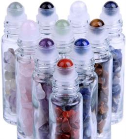 img 3 attached to 💎 Gemstone Essential Bottles - Transparent, Semi-Precious