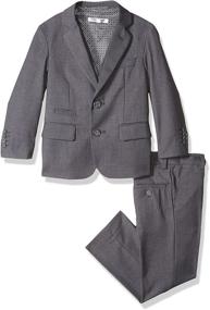 img 3 attached to Stylish and Durable: Isaac Mizrahi Little Textured Solid Boys' Clothing