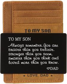 img 4 attached to 👛 FAYERXL Minimalist Wallets: A Stylish Men's Accessory Perfect for Dad's Little Princess