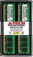 💾 a-tech 2gb ddr2 800mhz ram memory upgrade kit - pc2-6400 240-pin udimm for desktops logo