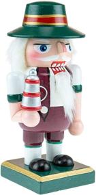 img 3 attached to 🎄 Clever Creations German 6 Inch Chubby Wooden Nutcracker: Festive Christmas Shelf and Table Décor for a Jolly Holiday Atmosphere