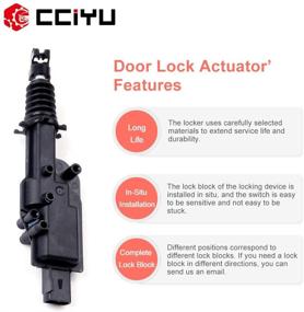 img 3 attached to 🔒 cciyu Door Lock Actuators Door Latch Front Rear Right/Left | Fits 1997-2003 Ford Expedition, F-150, F-250 | 746-157