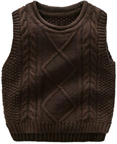 img 1 attached to 👕 Anbaby Little Sweater: Trendy Boys' Pullover for Students - Perfect Clothing Choice!