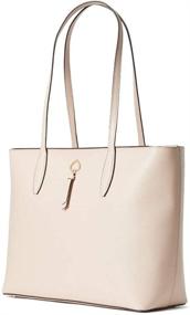 img 1 attached to Chic Collection: Kate Spade Large Leather Beige Handbags & Wallets for Women