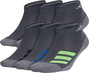 img 4 attached to Adidas Kids Boys Girls Cushioned 6 Pair Boys' Clothing: Ultimate Comfort for Active Boys and Girls