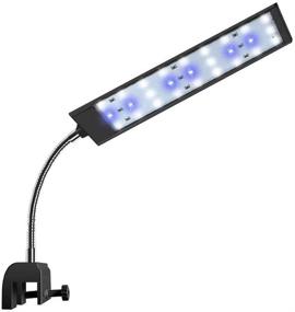 img 4 attached to 🐠 WOTERZI LED Aquarium Light Clip On - Illuminating 14-20 Inch Fish Tanks & Aquariums with White and Blue LEDs - Powerful 10W