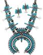 emulily turquoise statement necklace earrings women's jewelry logo