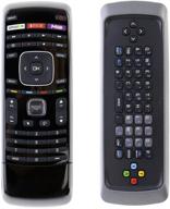 📺 enhanced xrt302 dual side qwerty keyboard remote control for vizio smart led tv models e551va e552vl e552vle e601i-a3 d650i-b2 e322vl m550sl m550sv e701i-a3 m320sr m370sr hdtv logo