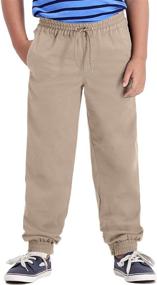 img 3 attached to 🌿 Sustainable Comfort: Haggar Little Boy's Regular 4-7 Jogger Pant for Eco-conscious Kids