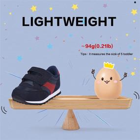 img 3 attached to 👟 RIBONGZ Kids Running Shoes: Lightweight Classic Toddler Sneakers for Boys & Girls - Adjustable and Stylish Walking Shoes for Little Babies