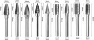 pieces tungsten carbide single rotary logo