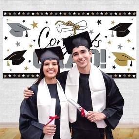 img 1 attached to 🎉 BCHOCKS Large Graduation Photo Backdrop: Celebrate 2021 Graduation with a 6.5x3.8ft Party Banner for Unforgettable Photography and Decor!