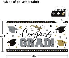 img 3 attached to 🎉 BCHOCKS Large Graduation Photo Backdrop: Celebrate 2021 Graduation with a 6.5x3.8ft Party Banner for Unforgettable Photography and Decor!