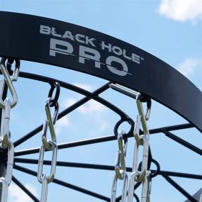 img 2 attached to 🥏 MVP Black Hole Pro 24-Chain Disc Golf Basket Target: Portable and Efficient Solution for Disc Golfers