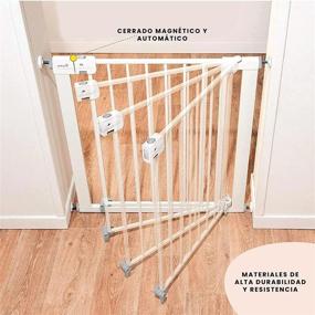 img 3 attached to 🚧 Safety 1st Auto-Close Pressure-Mounted Magnetic Latch Gate: Ultimate Safety and Convenience