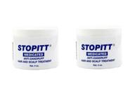 💆 stopitt 4 oz. medicated anti-dandruff hair and scalp treatment bundle: 2-pack set by maven gifts logo