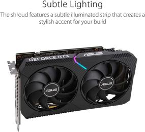 img 1 attached to 🎮 Видеокарта для игр ASUS Dual NVIDIA GeForce RTX 3060 OC Edition - передовые функции, 12 ГБ видеопамяти GDDR6, PCIe 4.0, HDMI 2.1, DisplayPort 1.4a, двухслотовый дизайн, вентиляторный дизайн Axial-tech, технология 0 дБ и многое другое.