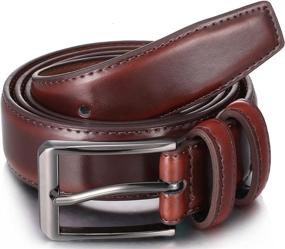 img 2 attached to 👔 Stylish Men's Belt in Mahogany by Gallery Seven: Elevate Your Wardrobe with This Classic Accessory