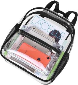 img 3 attached to Waterproof Transparent Security Backpack: A Perfect Choice for Approved Travel