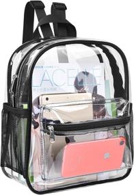 img 4 attached to Waterproof Transparent Security Backpack: A Perfect Choice for Approved Travel