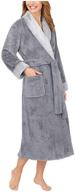 ultimate comfort and luxury: carole hochman ladies' plush wrap robe logo