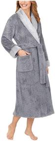 img 3 attached to Ultimate Comfort and Luxury: Carole Hochman Ladies' Plush Wrap Robe