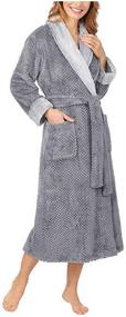 img 1 attached to Ultimate Comfort and Luxury: Carole Hochman Ladies' Plush Wrap Robe