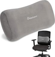 🪑 rs11-x lumbar cushion for office chair - special patented technology, lateral convex orthopedic shape for upper and lower back pain relief logo