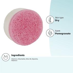 img 1 attached to 🧽 Spongeables Facial Cleanser: Pomegranate, Nourishing Olive Oil Blend, 20+ Washes with Vitamins A and E