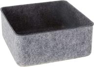 📦 organize in style: three by three seattle felt organizer (charcoal, 9x9") - 48003 логотип