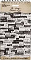 🏷️ tim holtz idea-ology big chat stickers - large sheet size 8.25 x 4.25 inches with 478 black/white stickers - th93192 logo