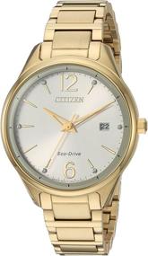 img 3 attached to Часы Citizen Womens Eco Drive Quartz из нержавеющей стали