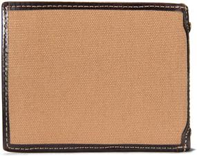 img 3 attached to 👜 Кошелек Carhartt Billfold: Стильный коричневый контраст и прочный дизайн