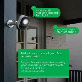 img 3 attached to 🏠 Arlo Lights - Smart Home Security Add-on Light with Wireless Connectivity, Weather Resistance, Motion Sensor, Indoor/Outdoor Use, Multi-colored LED, 1 Add-on Light (AL1101) camera not included