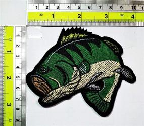 img 2 attached to PARITA Fishing Applique Embroidered Appliques