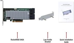 img 1 attached to 🚀 HighPoint RocketRAID 840A: Оптимальный адаптер хоста SATA RAID PCIe 3.0 x8 6 Гбит/с