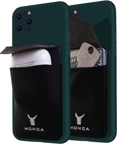 img 4 attached to Wallet MONCA Ultra Slim Stretchy Universal