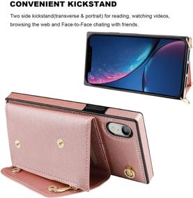 img 2 attached to KIHUWEY IPhone Xr Crossbody Case With Wallet Card Holder Cell Phones & Accessories