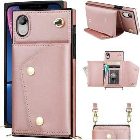 img 4 attached to KIHUWEY IPhone Xr Crossbody Case With Wallet Card Holder Cell Phones & Accessories