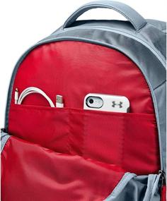 img 1 attached to 🎒 Under Armour Hustle Backpack Silver - Stylish and Functional Casual Daypacks