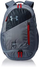 img 4 attached to 🎒 Under Armour Hustle Backpack Silver - Stylish and Functional Casual Daypacks