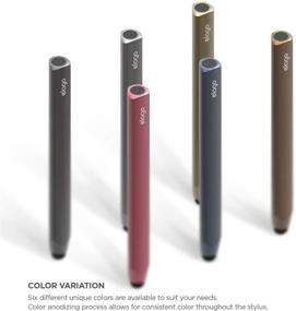 img 1 attached to Elago Premium Aluminum Stylus Pens For All Touch Screen Tablets/Phones [Chocolate]