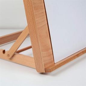 img 1 attached to 🎨 Falling in Art 5-Position Wood Drafting Table Easel for Drawing and Sketching, 16.5" x 12.125