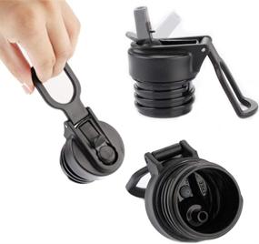 img 3 attached to 🍹 Ultimate Straw Lid: Hydro Flask Standard Mouth Water Bottle Replacement Cap - Fits Simple Modern Narrow Bottles and Most Others