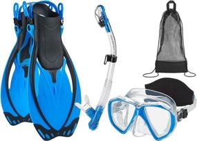 img 4 attached to Phantom Aquatics Collection Panoramic Snorkeling Sports & Fitness